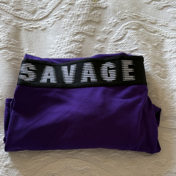 Savage X Fenty Deep Purple Halter Plunge Bodysuit Gently Loved 1X - Picture 11 of 11